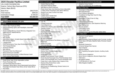 More photos of 2025 Chrysler Pacifica Limited at Zeigler BMW of Kalamazoo, MI
