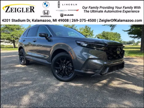Gray 2024 Honda CR-V Hybrid Sport-L for sale in Kalamazoo, MI