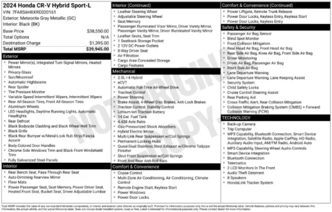 More photos of 2024 Honda CR-V Hybrid Sport-L at Zeigler BMW of Kalamazoo, MI
