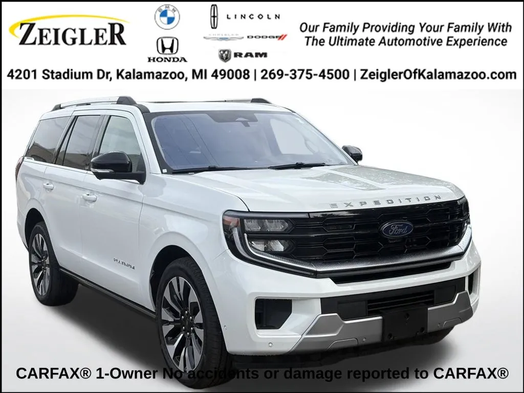 White 2025 Ford Expedition Platinum for sale in Kalamazoo, MI