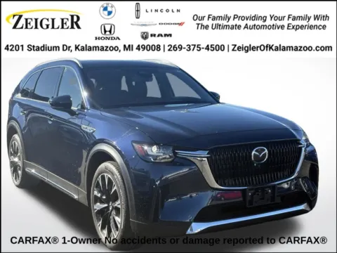White 2024 Mazda CX-90 3.3 Turbo Premium for sale in Kalamazoo, MI