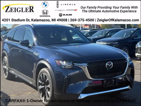 White 2024 Mazda CX-90 3.3 Turbo Premium for sale in Kalamazoo, MI