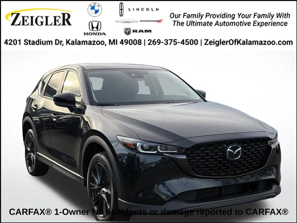 Black 2025 Mazda CX-5 2.5 S Carbon Edition for sale in Kalamazoo, MI