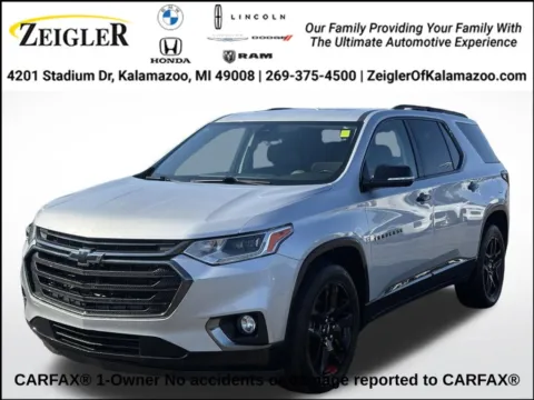 Silver 2019 Chevrolet Traverse Premier for sale in Kalamazoo, MI