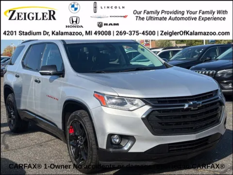 Silver 2019 Chevrolet Traverse Premier for sale in Kalamazoo, MI