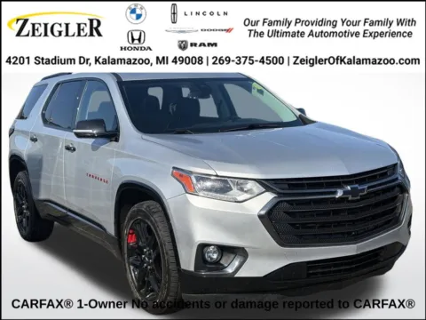Silver 2019 Chevrolet Traverse Premier for sale in Kalamazoo, MI