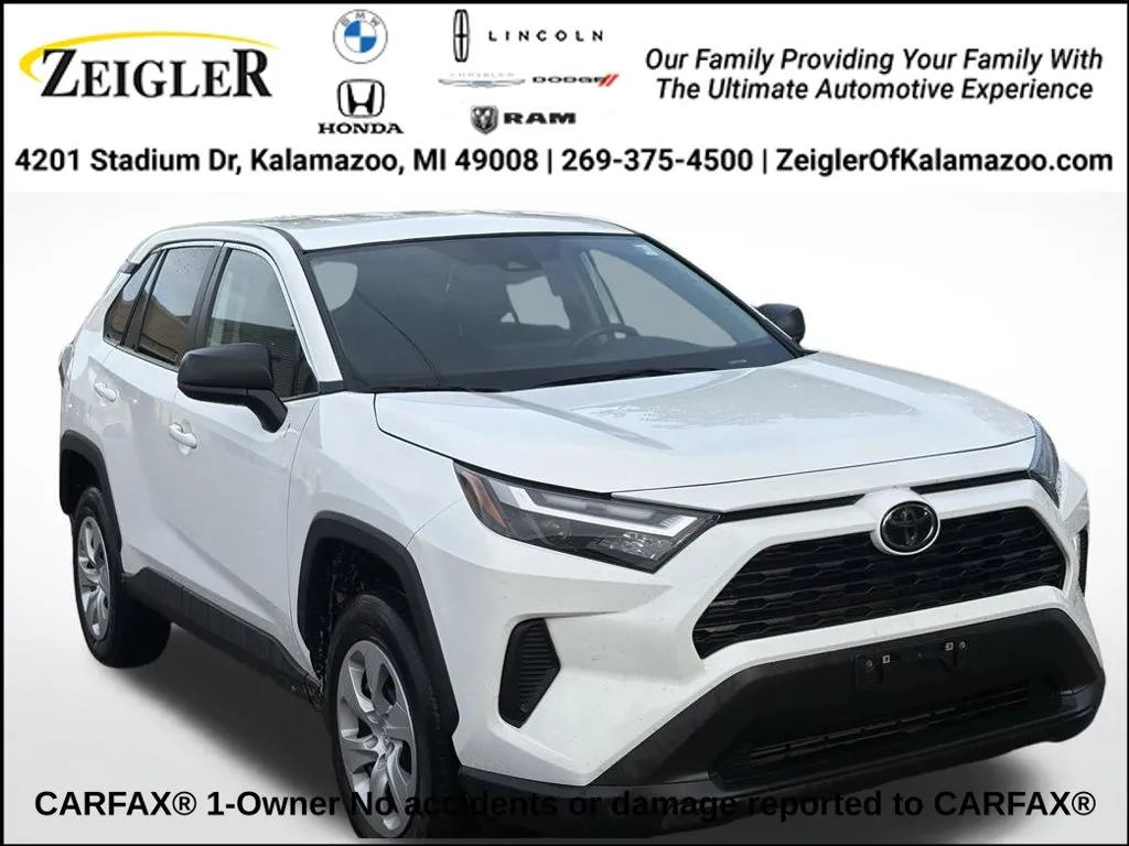 White 2025 Toyota RAV4 LE for sale in Kalamazoo, MI