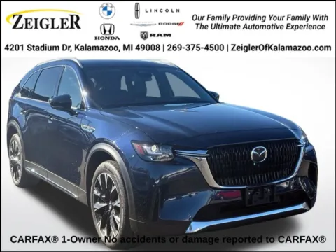 Blue 2024 Mazda CX-90 PHEV Premium Plus for sale in Kalamazoo, MI