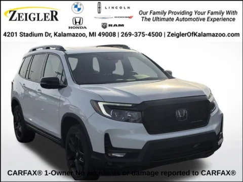 White 2024 Honda Passport Black Edition for sale in Kalamazoo, MI