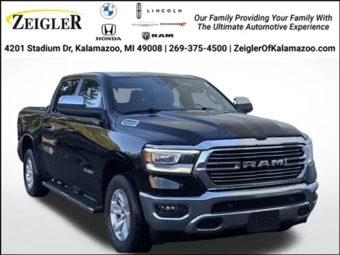 Black 2023 Ram 1500 Laramie for sale in Kalamazoo, MI