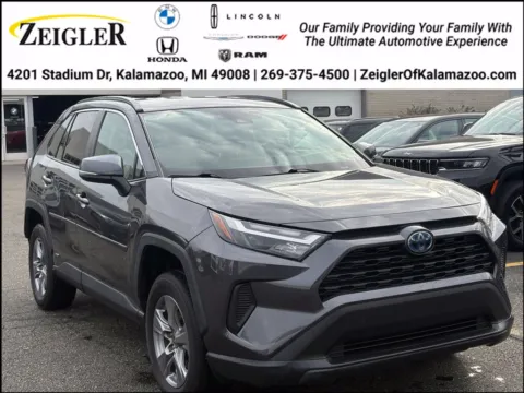 Gray 2024 Toyota RAV4 Hybrid LE for sale in Kalamazoo, MI