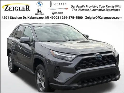 Gray 2024 Toyota RAV4 Hybrid LE for sale in Kalamazoo, MI