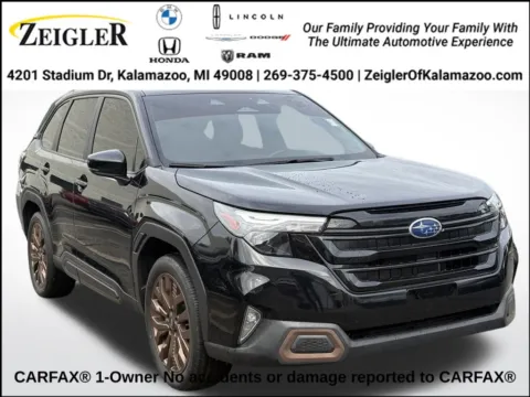 Black 2025 Subaru Forester Sport for sale in Kalamazoo, MI