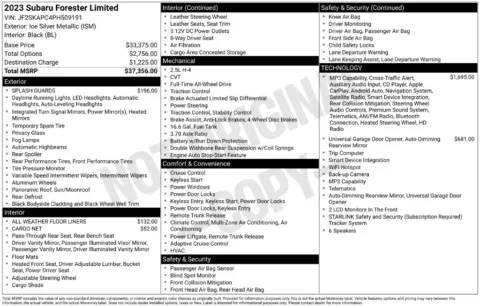 More photos of 2023 Subaru Forester Limited at Zeigler BMW of Kalamazoo, MI