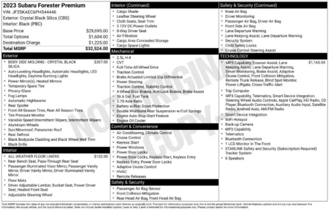 More photos of 2023 Subaru Forester Premium at Zeigler BMW of Kalamazoo, MI