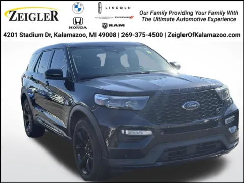 Black 2021 Ford Explorer ST for sale in Kalamazoo, MI