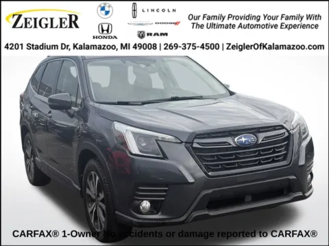 Gray 2022 Subaru Forester Limited for sale in Kalamazoo, MI