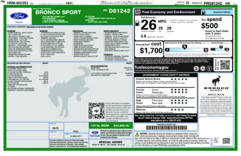 More photos of 2023 Ford Bronco Sport Outer Banks at Zeigler BMW of Kalamazoo, MI