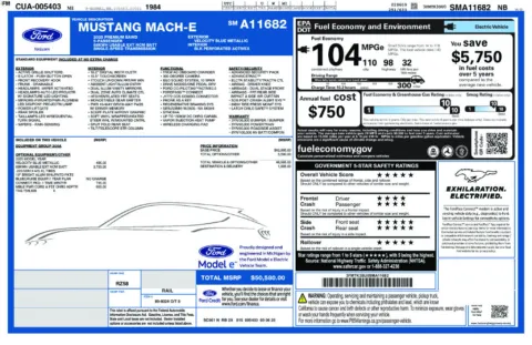 More photos of 2025 Ford Mustang Mach-E Premium at Zeigler BMW of Kalamazoo, MI
