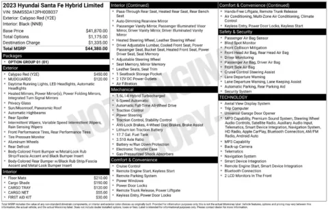 More photos of 2023 Hyundai Santa Fe Hybrid Limited at Zeigler BMW of Kalamazoo, MI