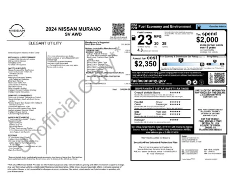 More photos of 2024 Nissan Murano SV at Zeigler BMW of Kalamazoo, MI