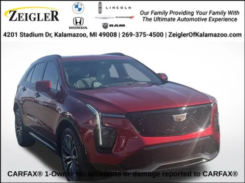 Red 2024 Cadillac XT4 Sport for sale in Kalamazoo, MI