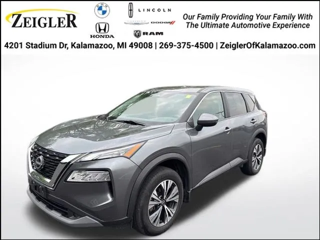Gray 2022 Nissan Rogue SV for sale in Kalamazoo, MI
