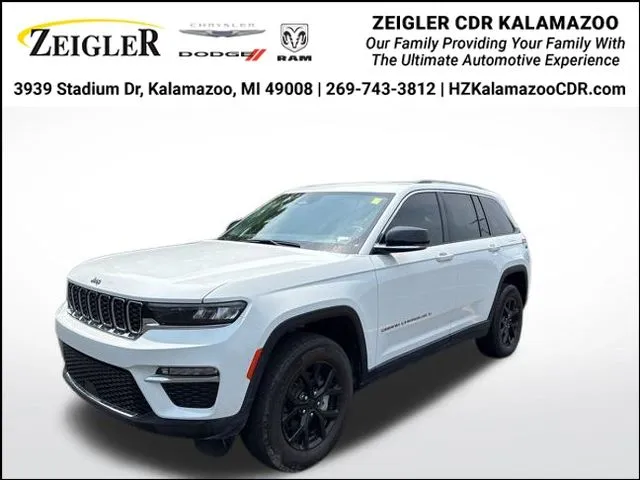 White 2022 Jeep Grand Cherokee Limited for sale in Kalamazoo, MI