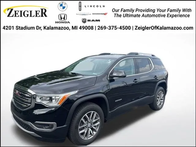 Black 2019 GMC Acadia SLE-2 for sale in Kalamazoo, MI