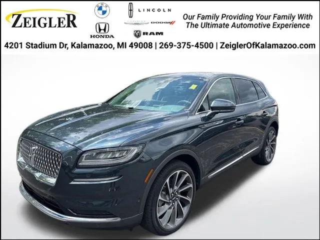 Blue 2022 Lincoln Nautilus Reserve for sale in Kalamazoo, MI