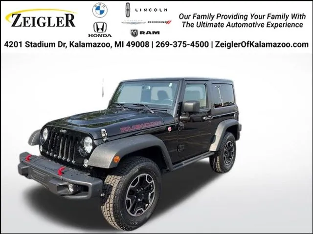 Black 2016 Jeep Wrangler Rubicon for sale in Kalamazoo, MI
