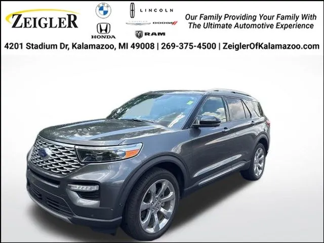 Gray 2020 Ford Explorer Platinum for sale in Kalamazoo, MI