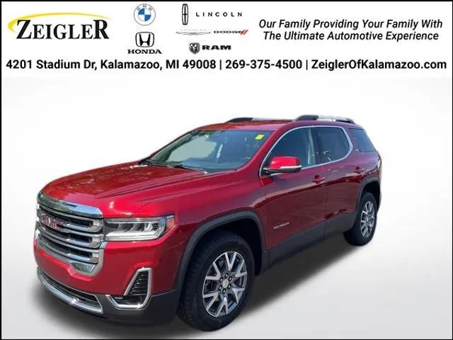 Red 2022 GMC Acadia SLT for sale in Kalamazoo, MI
