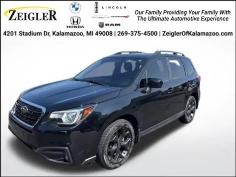 Black 2018 Subaru Forester 2.5i Premium for sale in Kalamazoo, MI