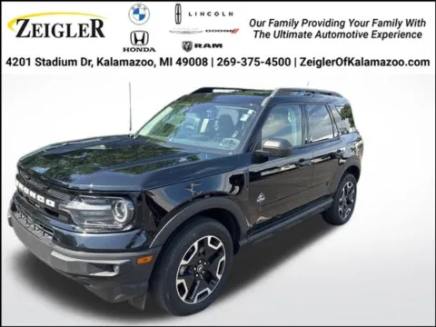 Black 2021 Ford Bronco Sport Outer Banks for sale in Kalamazoo, MI