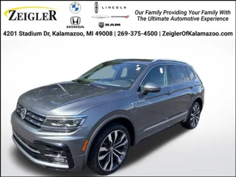 Gray 2021 Volkswagen Tiguan 2.0T SEL Premium R-Line for sale in Kalamazoo, MI