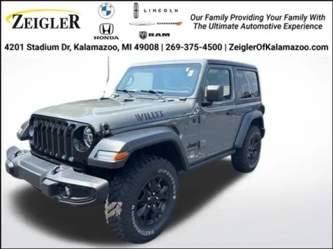 Gray 2021 Jeep Wrangler Willys for sale in Kalamazoo, MI