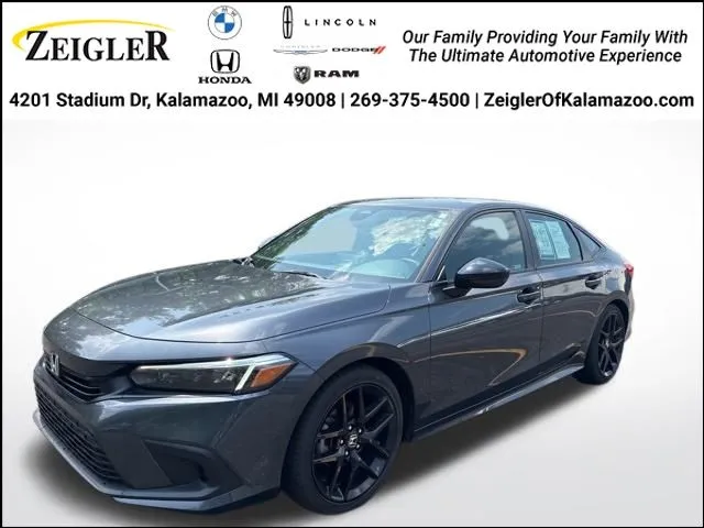 Gray 2022 Honda Civic Sport for sale in Kalamazoo, MI