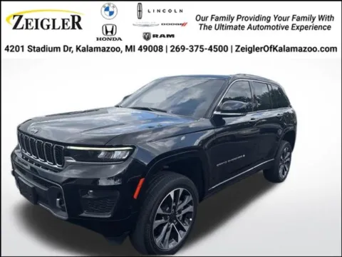 Black 2022 Jeep Grand Cherokee Overland for sale in Kalamazoo, MI