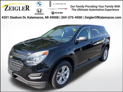 Black 2017 Chevrolet Equinox LS for sale in Kalamazoo, MI