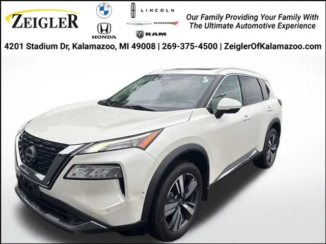 White 2022 Nissan Rogue SL for sale in Kalamazoo, MI