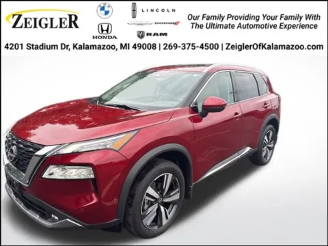 Red 2022 Nissan Rogue SL for sale in Kalamazoo, MI