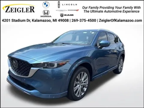 Blue 2022 Mazda CX-5 2.5 Turbo Signature for sale in Kalamazoo, MI
