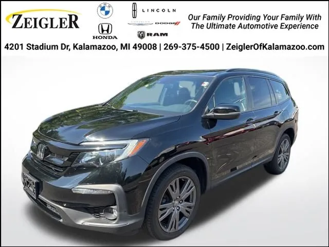 Black 2022 Honda Pilot Sport for sale in Kalamazoo, MI