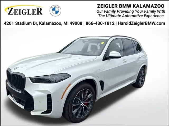 White 2025 BMW X5 xDrive50e for sale in Kalamazoo, MI