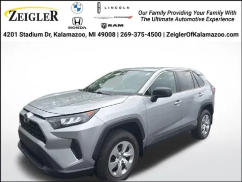 Silver 2021 Toyota RAV4 Hybrid XLE for sale in Kalamazoo, MI
