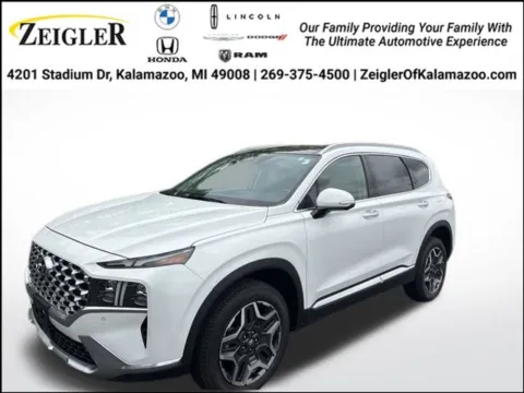 White 2023 Hyundai Santa Fe Limited for sale in Kalamazoo, MI