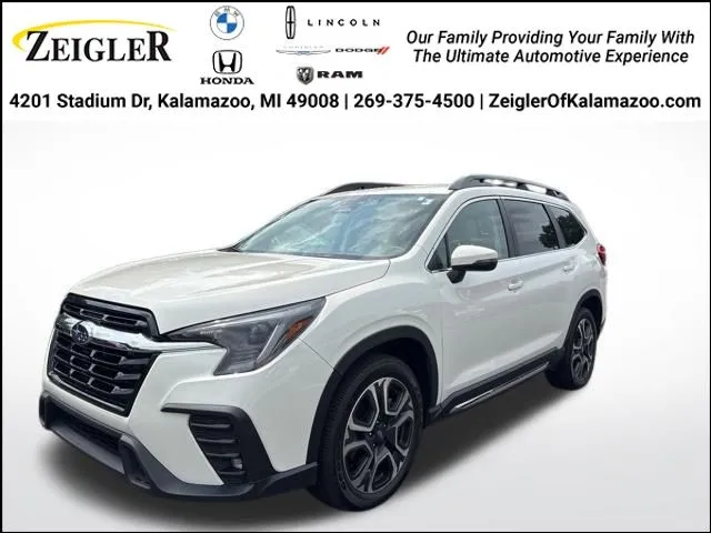 White 2023 Subaru Ascent Limited for sale in Kalamazoo, MI