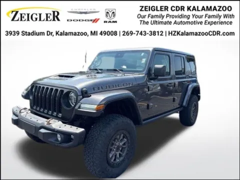 Gray 2022 Jeep Wrangler Unlimited Rubicon 392 for sale in Kalamazoo, MI