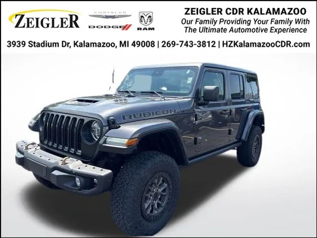 Gray 2022 Jeep Wrangler Unlimited Rubicon 392 for sale in Kalamazoo, MI